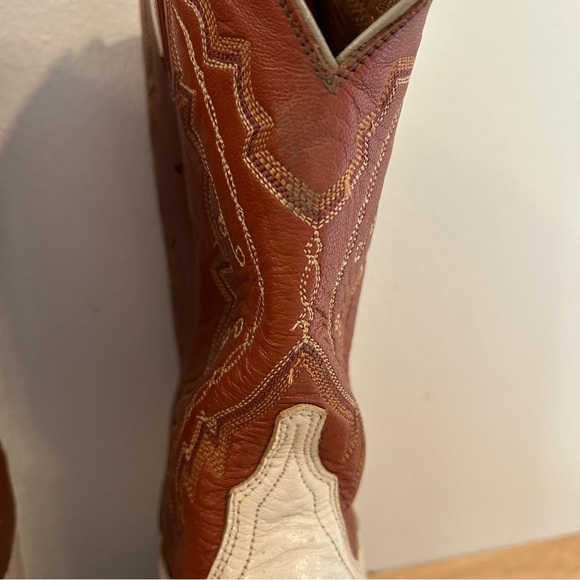 Lucchese 2000 Series Women’s 6B Western Boots T1521KD Parched Wheat Goat 2003 - Picture 9 of 16